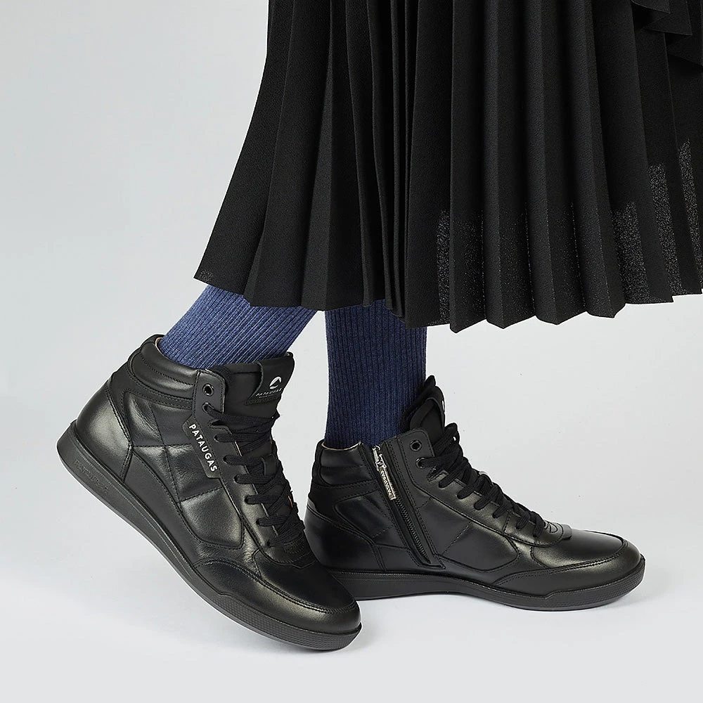 Chaussures Belle Magasin -Chaussures Belle Magasin BASKET FEMME PALOZA M F4I NOIR 628560850