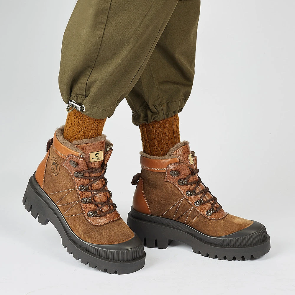 Chaussures Belle Magasin -Chaussures Belle Magasin BOOTS FEMME AINOA HK MO F41 CHATAIGNE 628455755